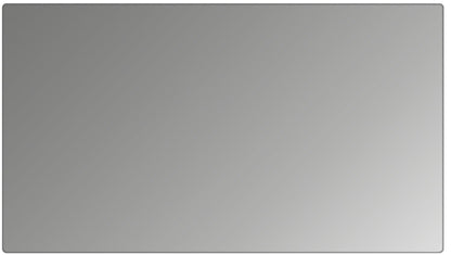Format18.4 Zoll Wide 409 x 231 mm mit aufgebrachtem dipos Displayschutz, der seitliche Einblicke blockiert
