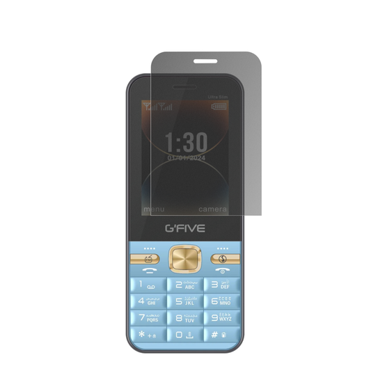 GFiveUltra Slim mit aufgebrachtem dipos Displayschutz, der seitliche Einblicke blockiert