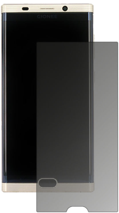 GioneeM2017 mit aufgebrachtem dipos Displayschutz, der seitliche Einblicke blockiert