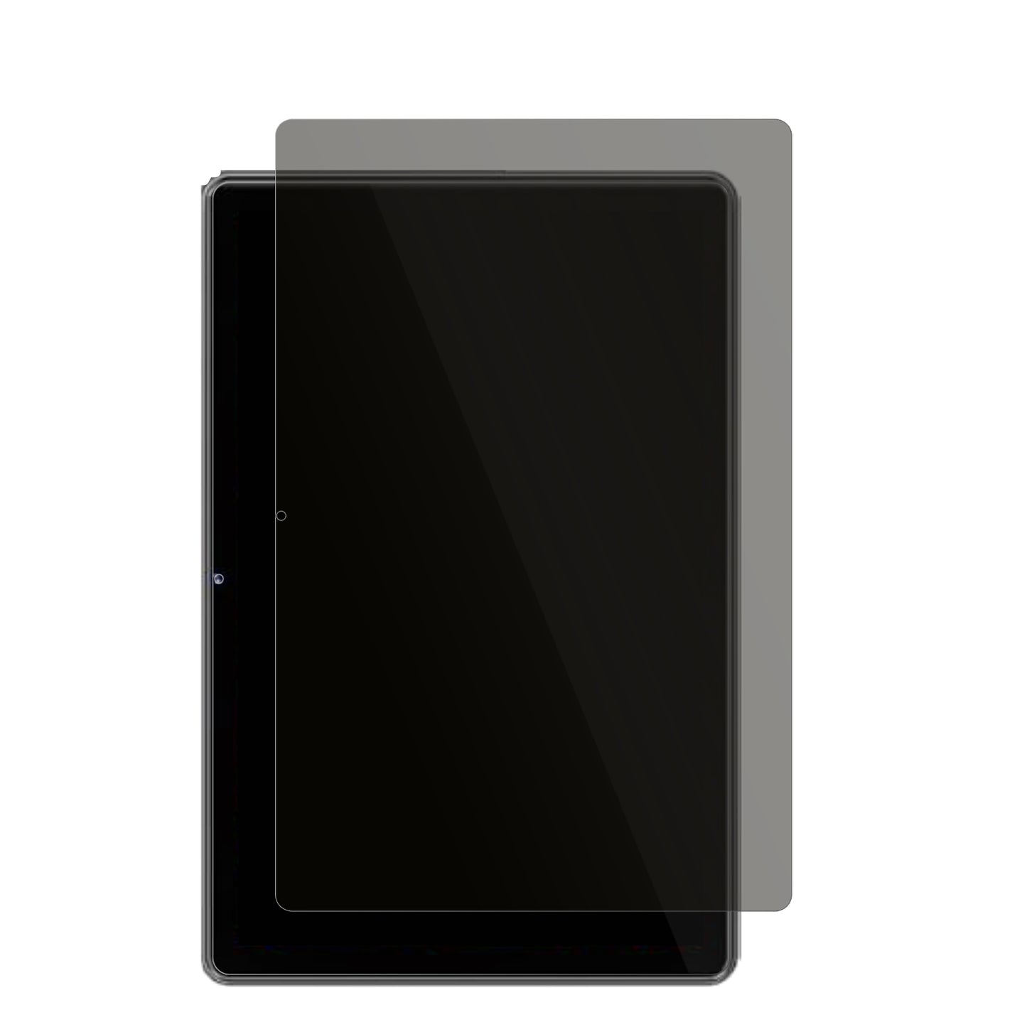 GoodtelG2 11 Zoll Tablet mit aufgebrachtem dipos Displayschutz, der seitliche Einblicke blockiert
