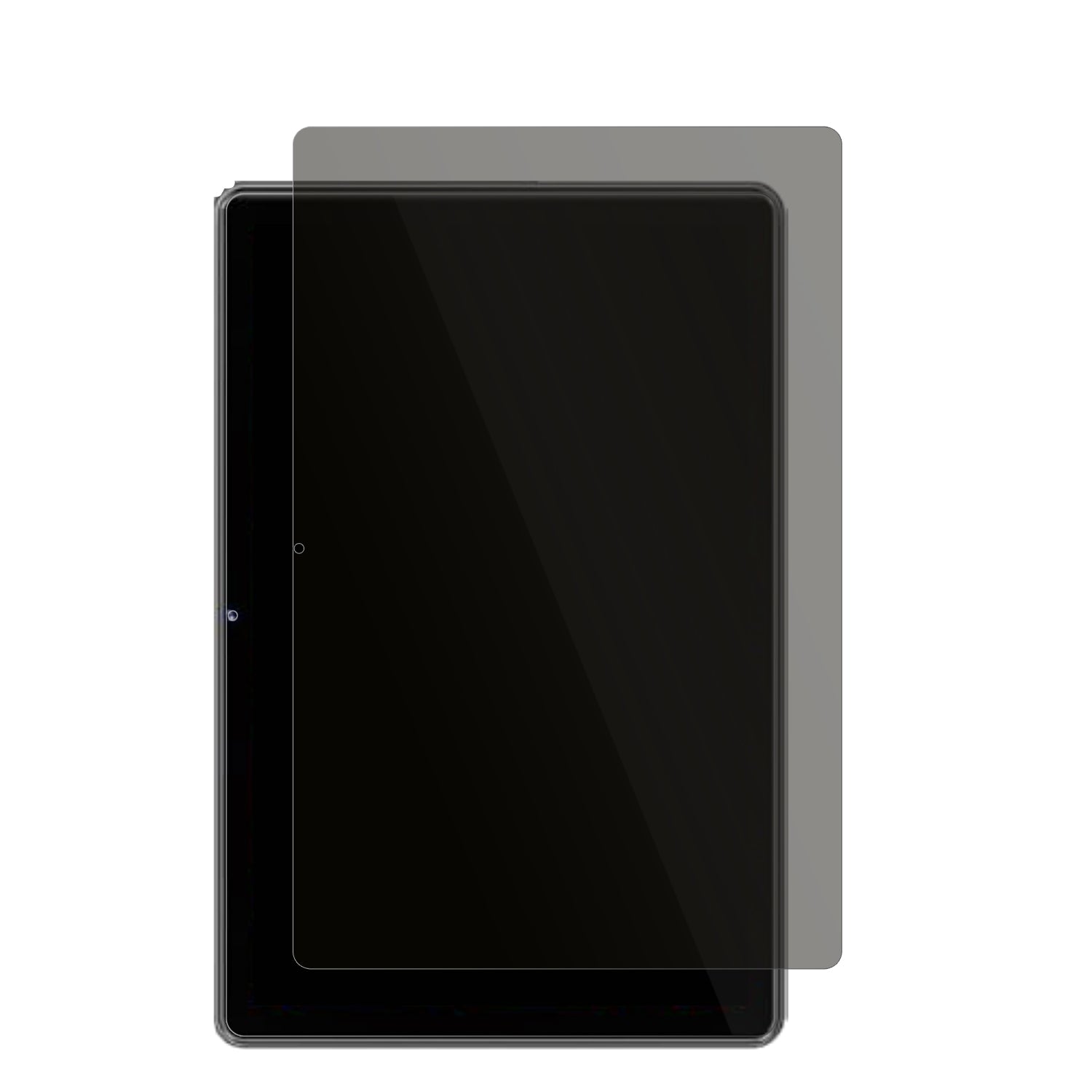 GoodtelG2 11 Zoll Tablet mit aufgebrachtem dipos Displayschutz, der seitliche Einblicke blockiert
