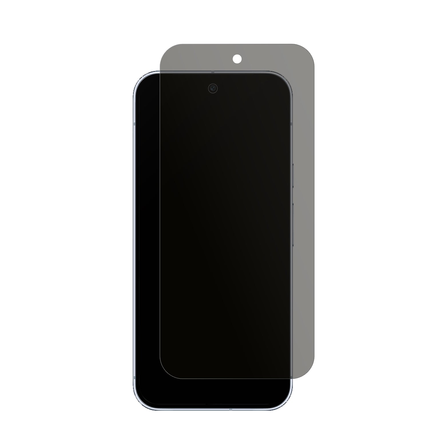 GooglePixel 10 Pro mit aufgebrachtem dipos Displayschutz, der seitliche Einblicke blockiert