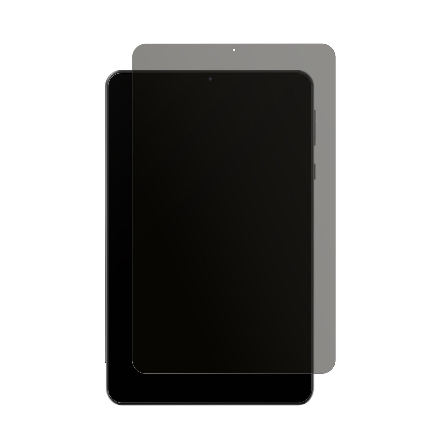 HeadwolfFPad 5 Pro mit aufgebrachtem dipos Displayschutz, der seitliche Einblicke blockiert