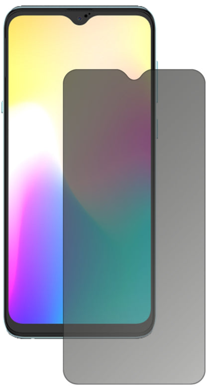 HisenseInfinity H30 mit aufgebrachtem dipos Displayschutz, der seitliche Einblicke blockiert