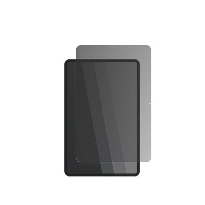 HonorPad X9 Max mit aufgebrachtem dipos Displayschutz, der seitliche Einblicke blockiert