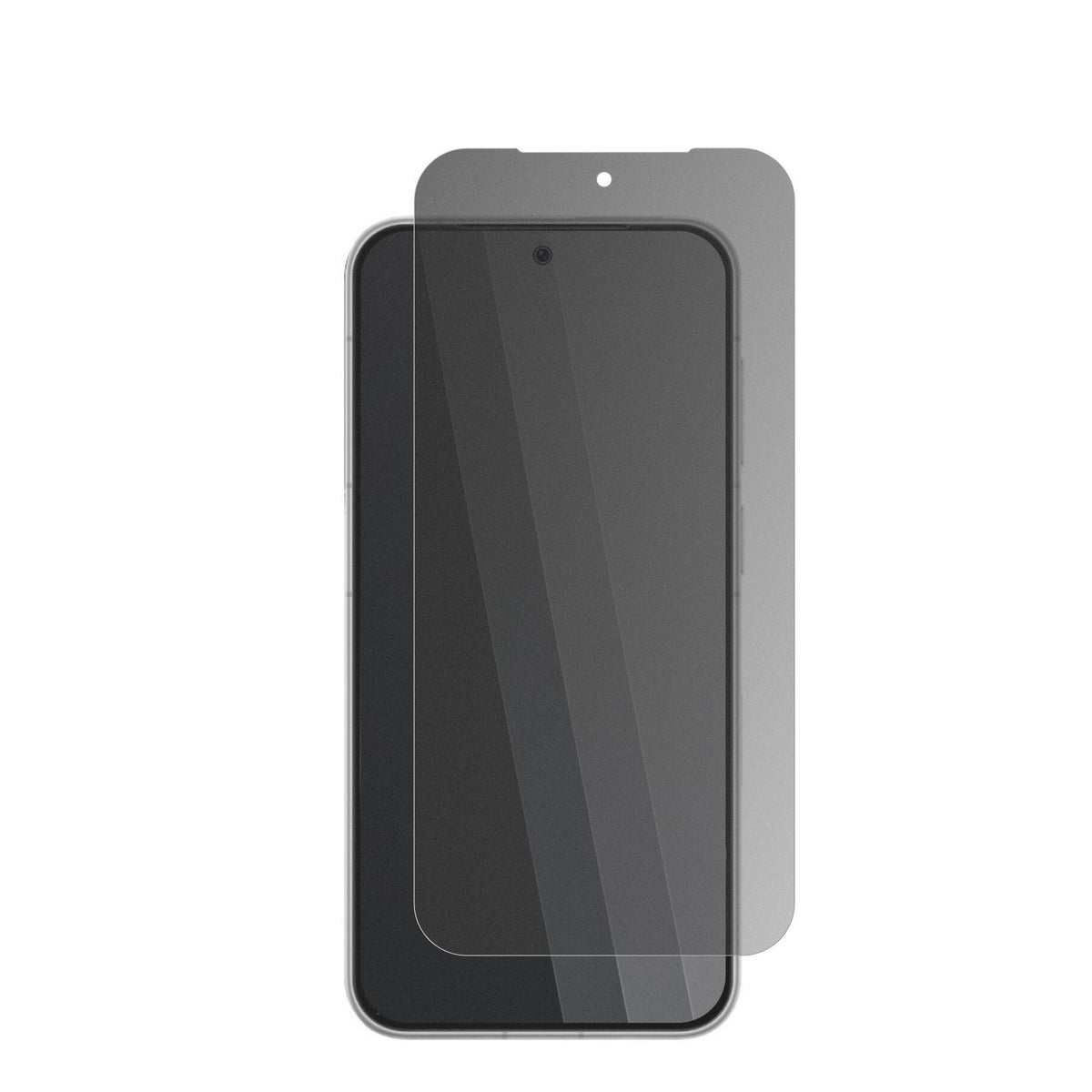 HonorRobot Phone mit aufgebrachtem dipos Displayschutz, der seitliche Einblicke blockiert
