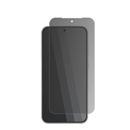 HonorRobot Phone mit aufgebrachtem dipos Displayschutz, der seitliche Einblicke blockiert