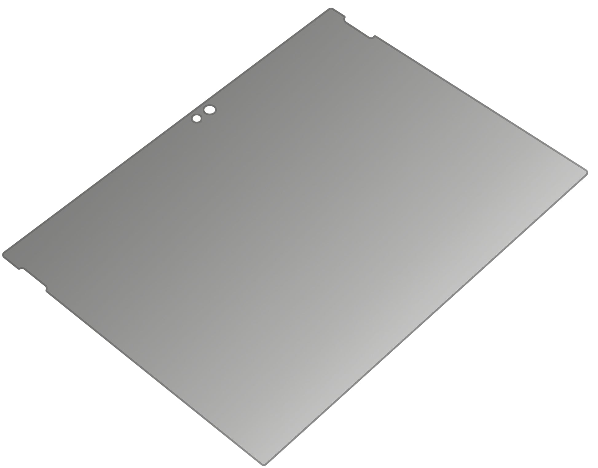 HPElite X2 G4 12.3 Zoll mit aufgebrachtem dipos Displayschutz, der seitliche Einblicke blockiert