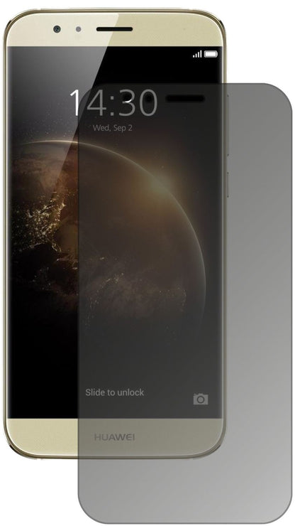 HuaweiGX8 mit aufgebrachtem dipos Displayschutz, der seitliche Einblicke blockiert