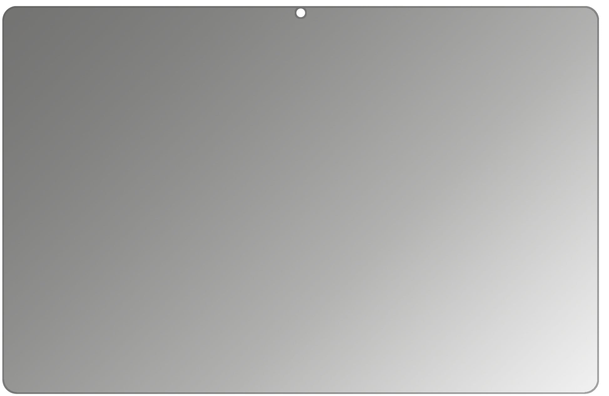 HuaweiMatePad T10s mit aufgebrachtem dipos Displayschutz, der seitliche Einblicke blockiert