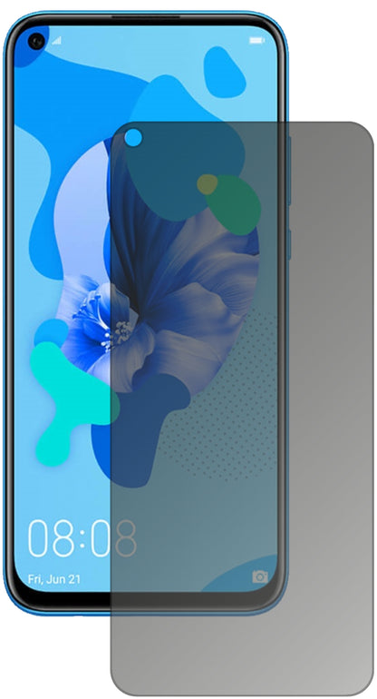 Huaweinova 5i mit aufgebrachtem dipos Displayschutz, der seitliche Einblicke blockiert