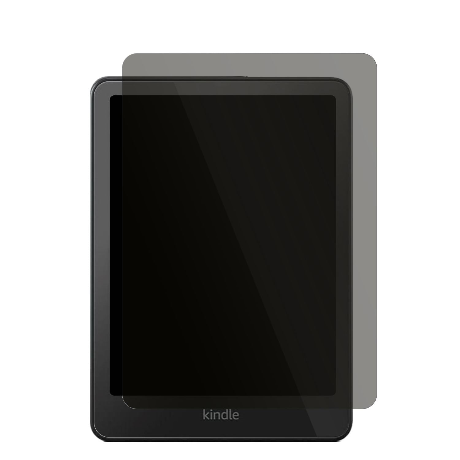 KindlePaperwhite Signature Edition 11 Zoll mit aufgebrachtem dipos Displayschutz, der seitliche Einblicke blockiert