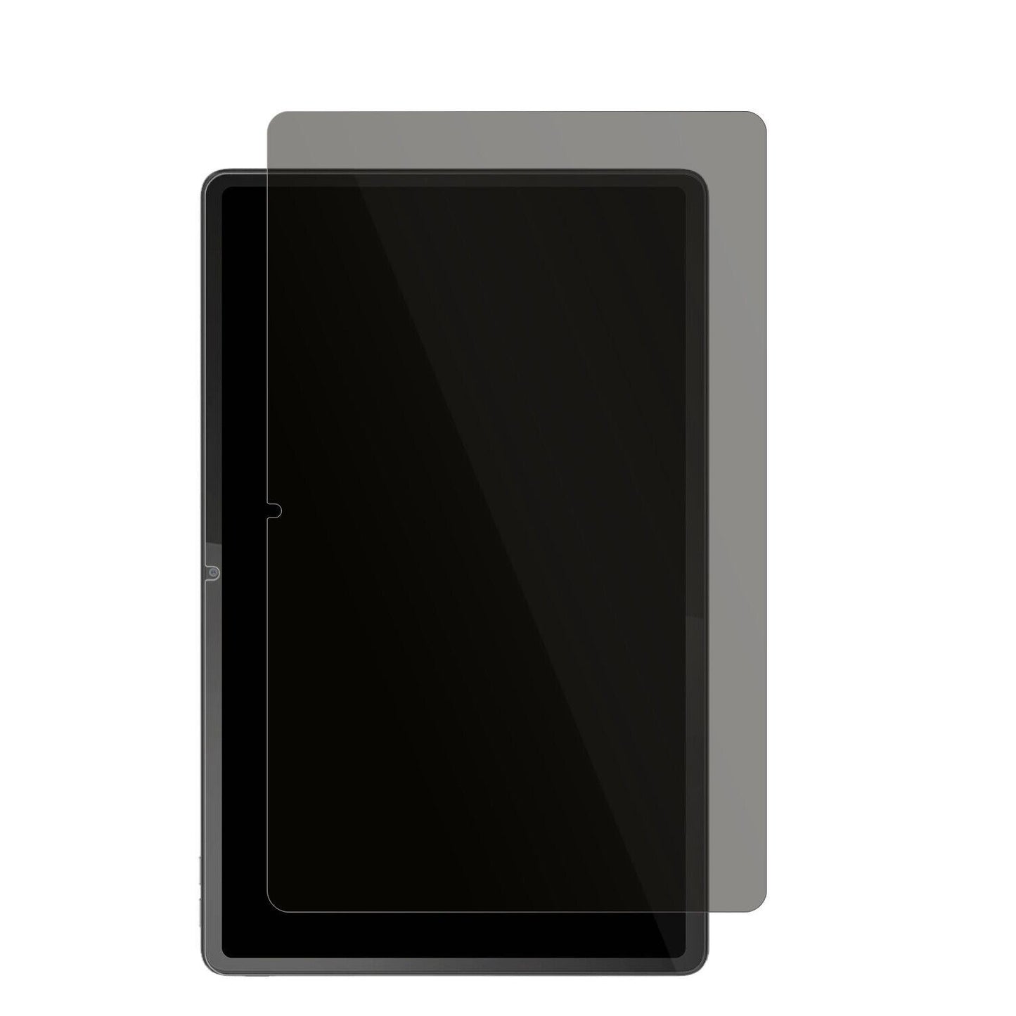 LenovoTab P11 (2nd Gen) mit aufgebrachtem dipos Displayschutz, der seitliche Einblicke blockiert