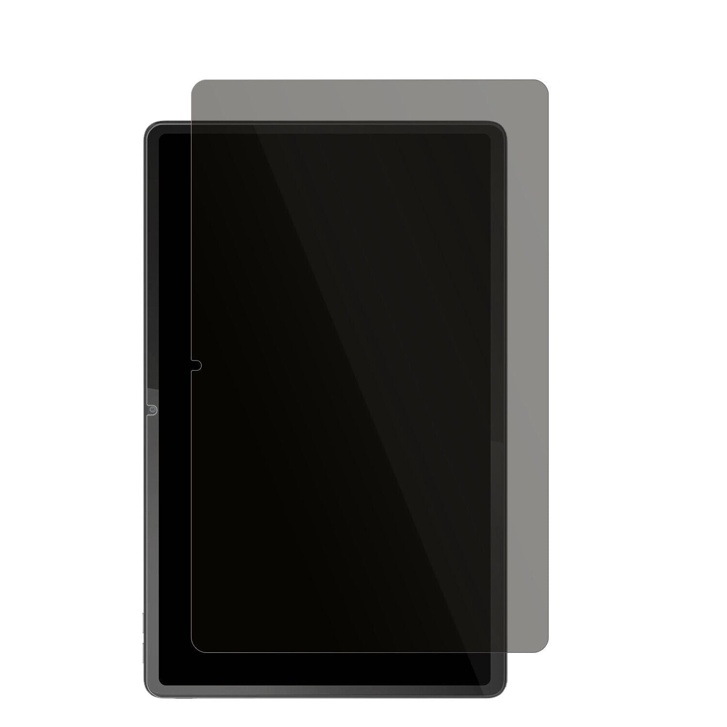 LenovoTab P11 (2nd Gen) mit aufgebrachtem dipos Displayschutz, der seitliche Einblicke blockiert