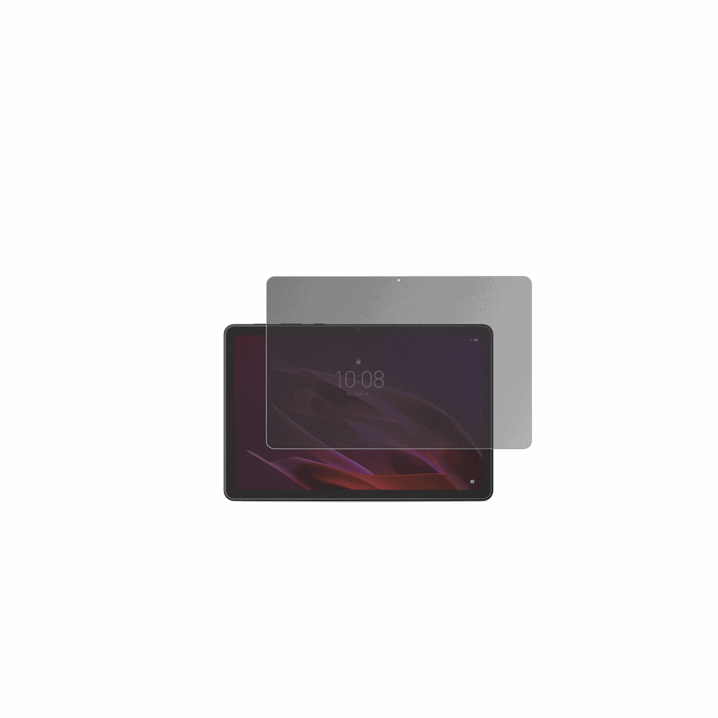 LenovoThinkTab X11 Gen 1 mit aufgebrachtem dipos Displayschutz, der seitliche Einblicke blockiert