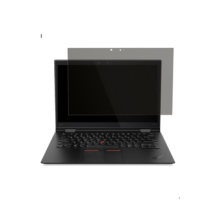 LenovoX1 Yoga Tablet Gen 3 20LES 14 Zoll mit aufgebrachtem dipos Displayschutz, der seitliche Einblicke blockiert
