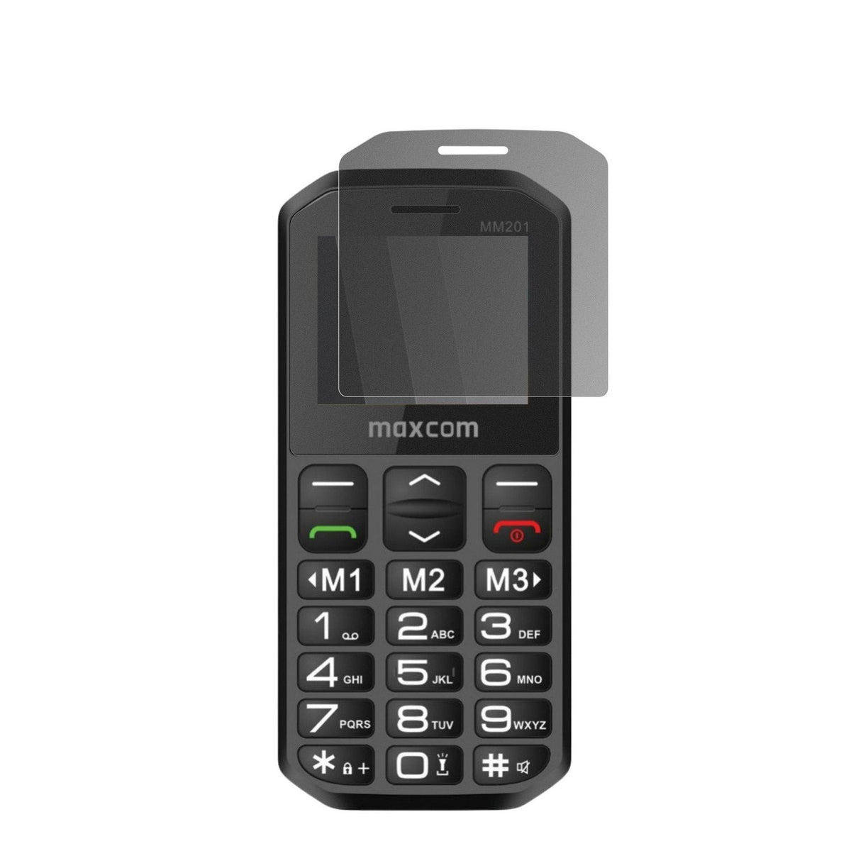 Blickschutzfolie für MaxCom MM201 matt Schutzfolie Privacy