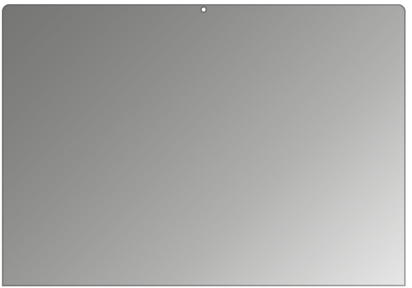 MicrosoftSurface 4 13.5 Zoll mit aufgebrachtem dipos Displayschutz, der seitliche Einblicke blockiert