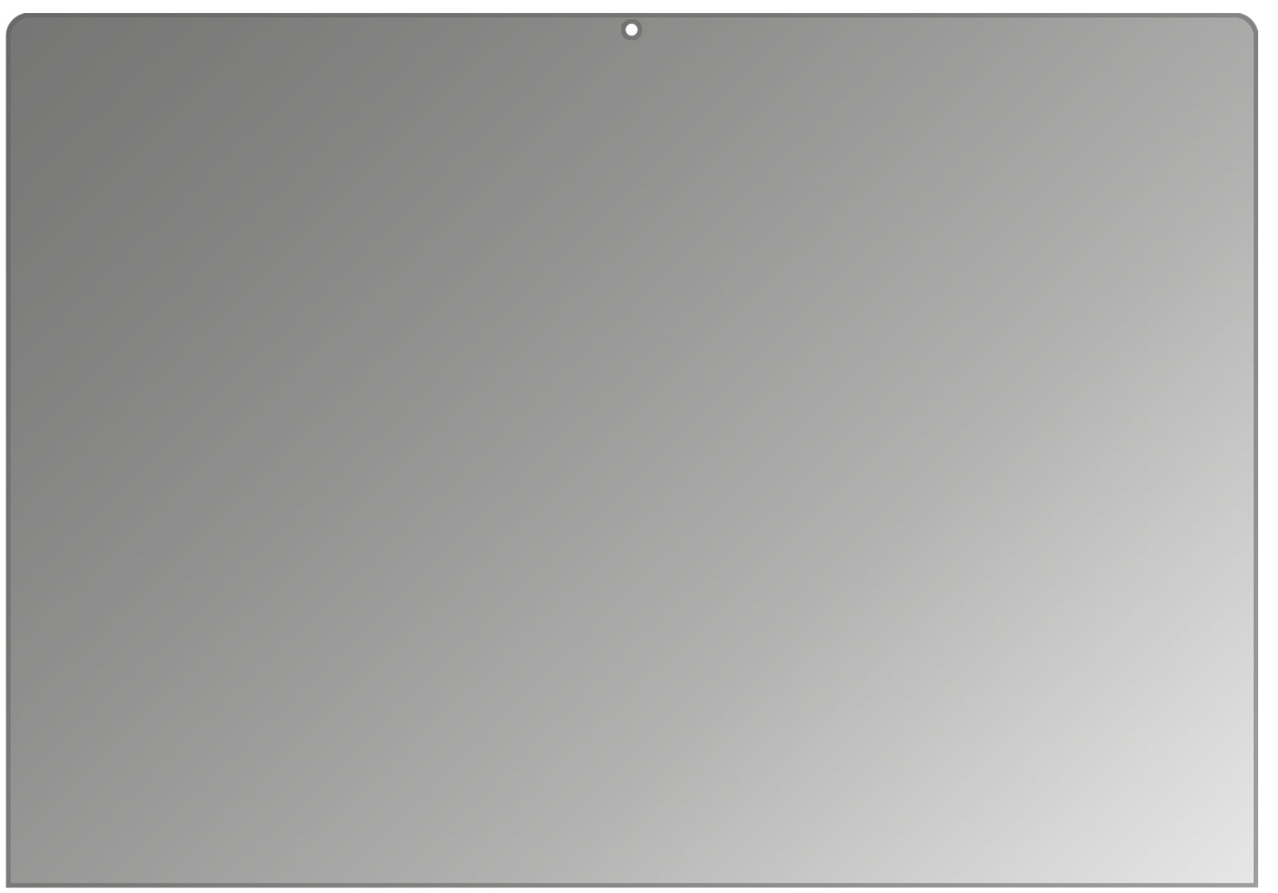 MicrosoftSurface 4 13.5 Zoll mit aufgebrachtem dipos Displayschutz, der seitliche Einblicke blockiert