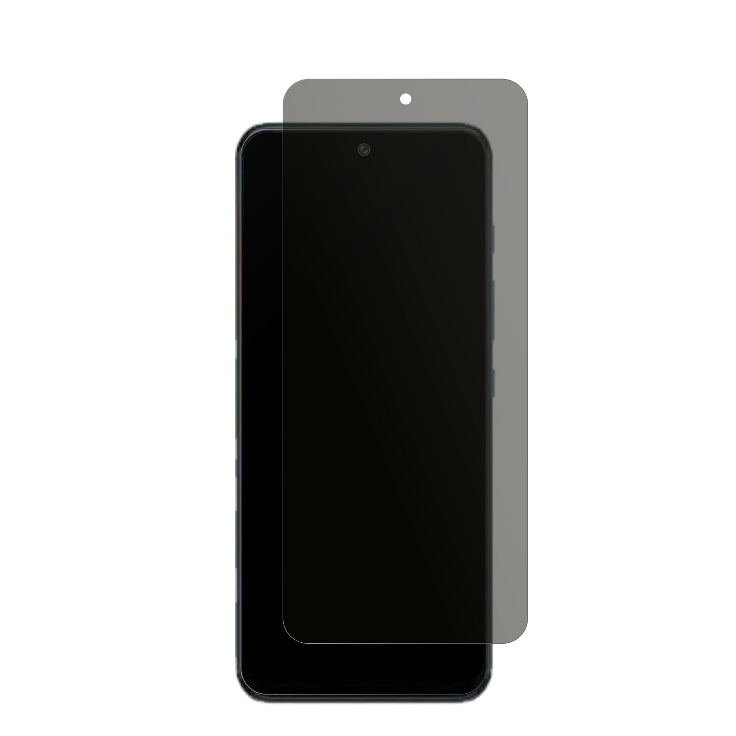 MotorolaMoto G81 5G mit aufgebrachtem dipos Displayschutz, der seitliche Einblicke blockiert
