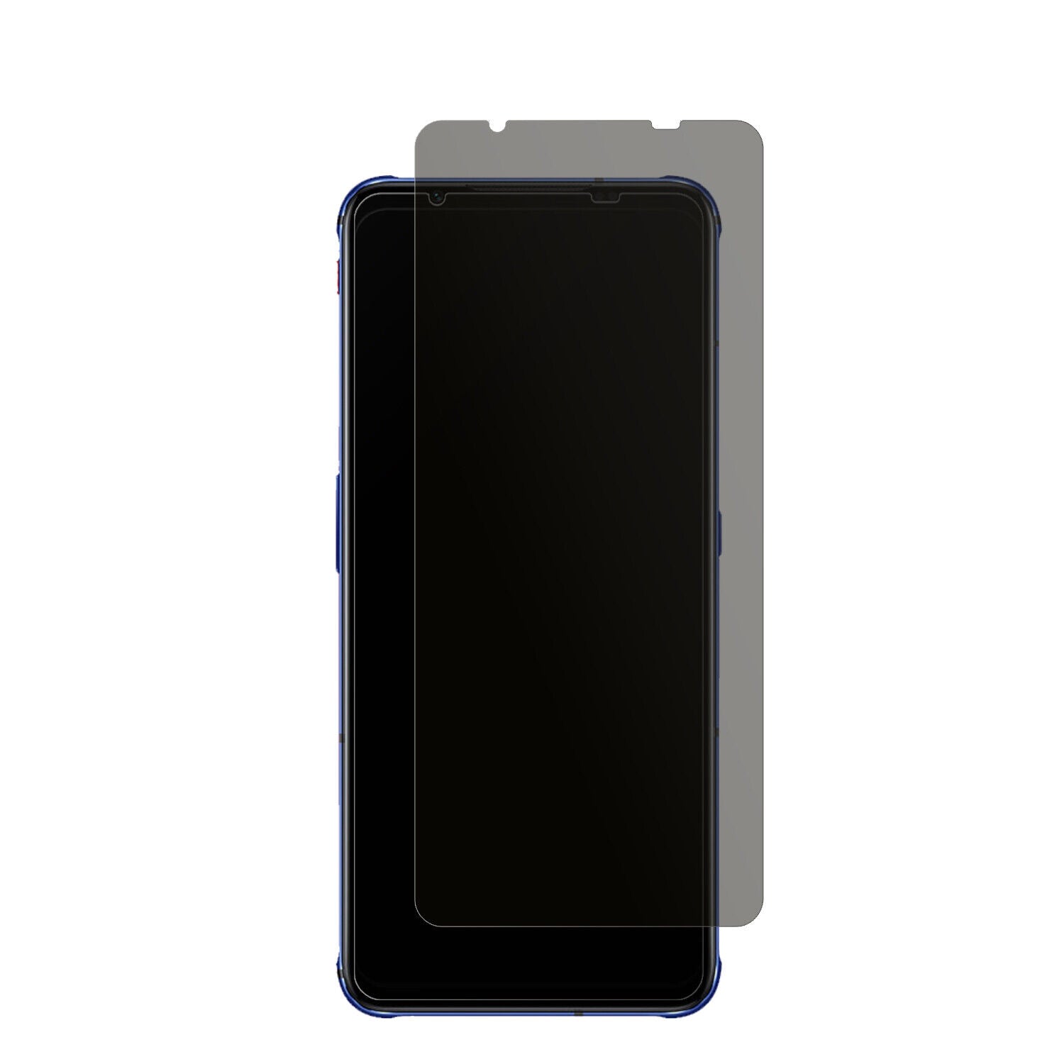 NUBIARed Magic7S mit aufgebrachtem dipos Displayschutz, der seitliche Einblicke blockiert