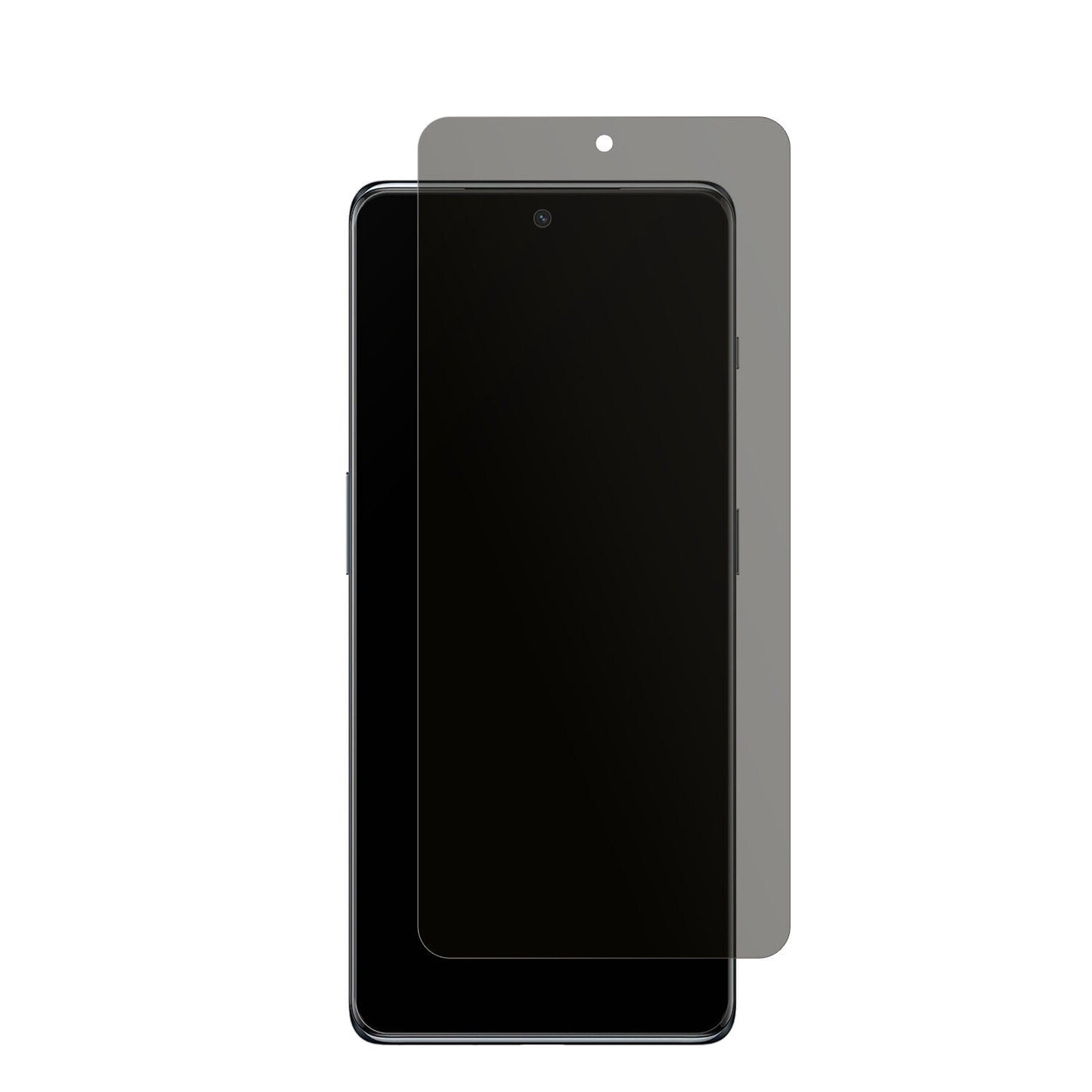 OnePlus11R mit aufgebrachtem dipos Displayschutz, der seitliche Einblicke blockiert