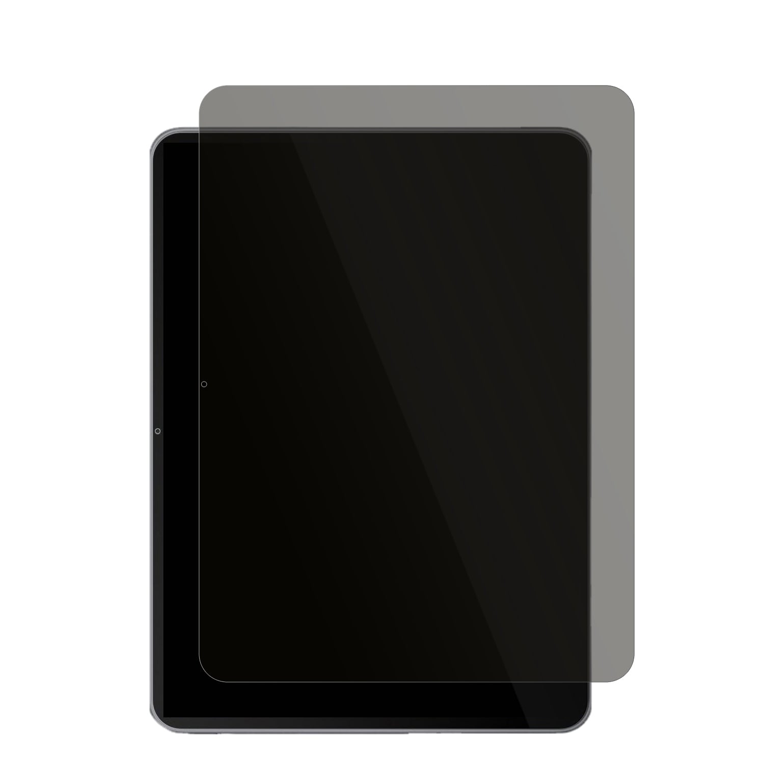 OnePlusPad OPD2407 mit aufgebrachtem dipos Displayschutz, der seitliche Einblicke blockiert