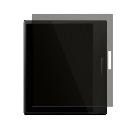 OnyxBoox Go Color 7 mit aufgebrachtem dipos Displayschutz, der seitliche Einblicke blockiert