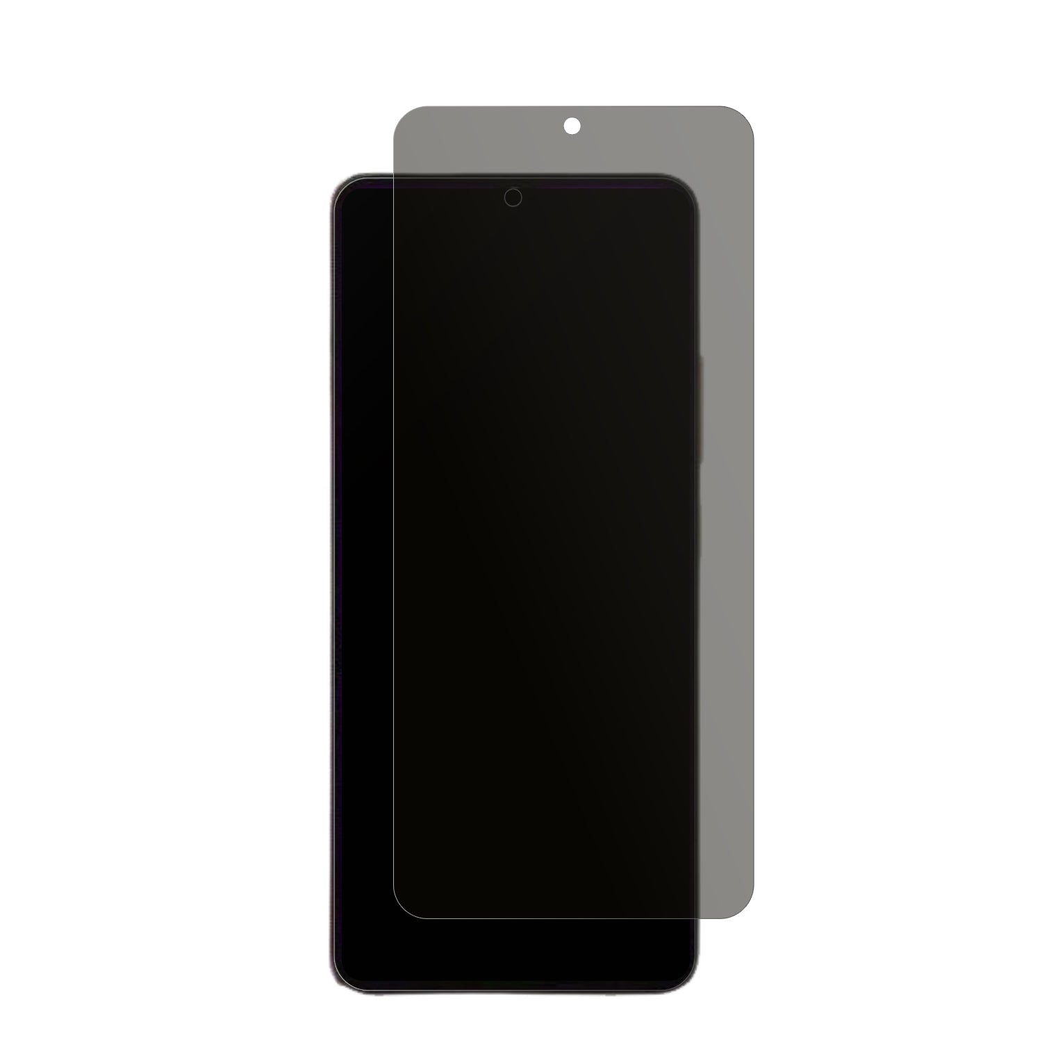 OukitelC59 Pro mit aufgebrachtem dipos Displayschutz, der seitliche Einblicke blockiert