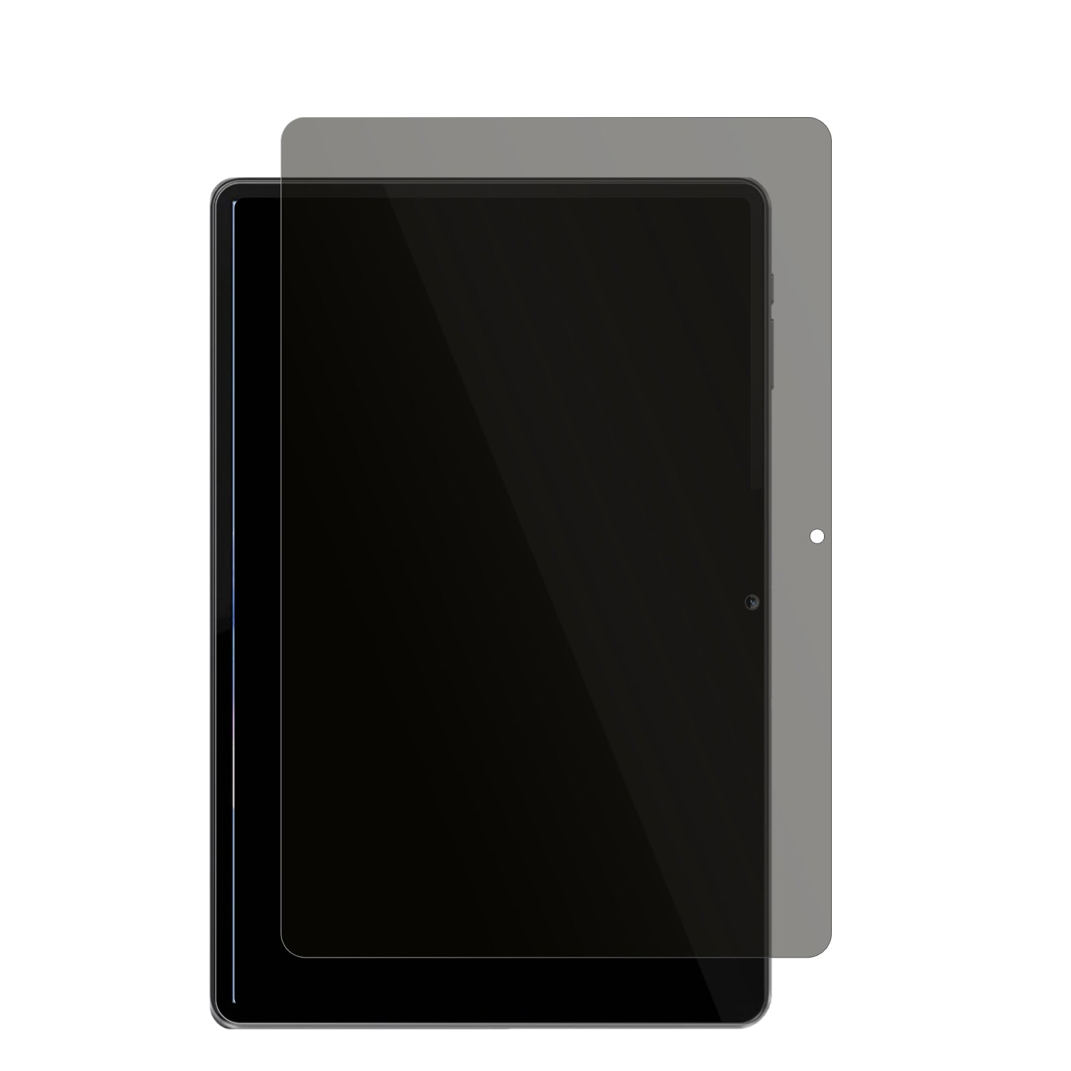 OukitelOT6 mit aufgebrachtem dipos Displayschutz, der seitliche Einblicke blockiert