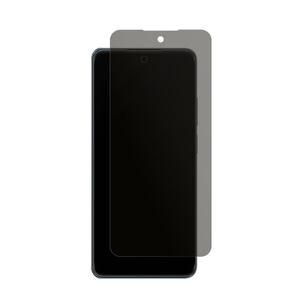 RealmeC65s mit aufgebrachtem dipos Displayschutz, der seitliche Einblicke blockiert