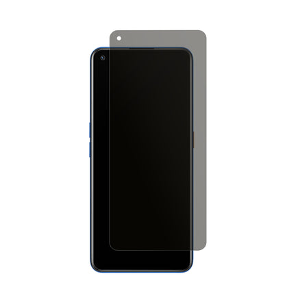 RealmeGT NEO 3T mit aufgebrachtem dipos Displayschutz, der seitliche Einblicke blockiert