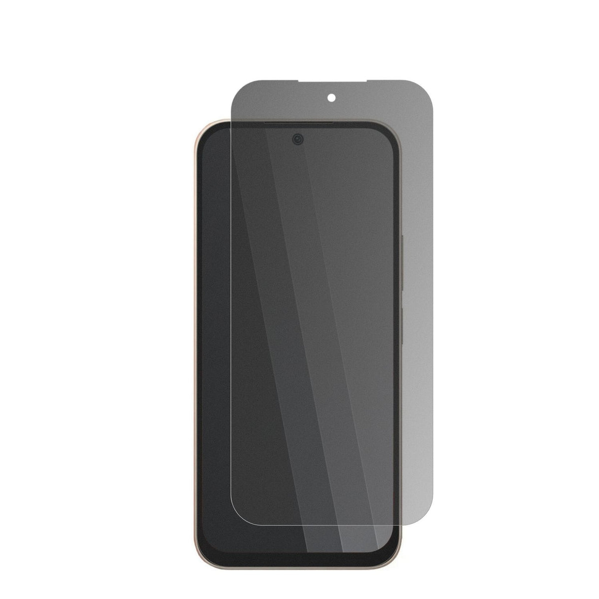 Redmi17 5G mit aufgebrachtem dipos Displayschutz, der seitliche Einblicke blockiert