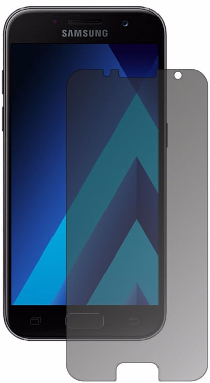 SamsungGalaxy A5 (2017) mit aufgebrachtem dipos Displayschutz, der seitliche Einblicke blockiert