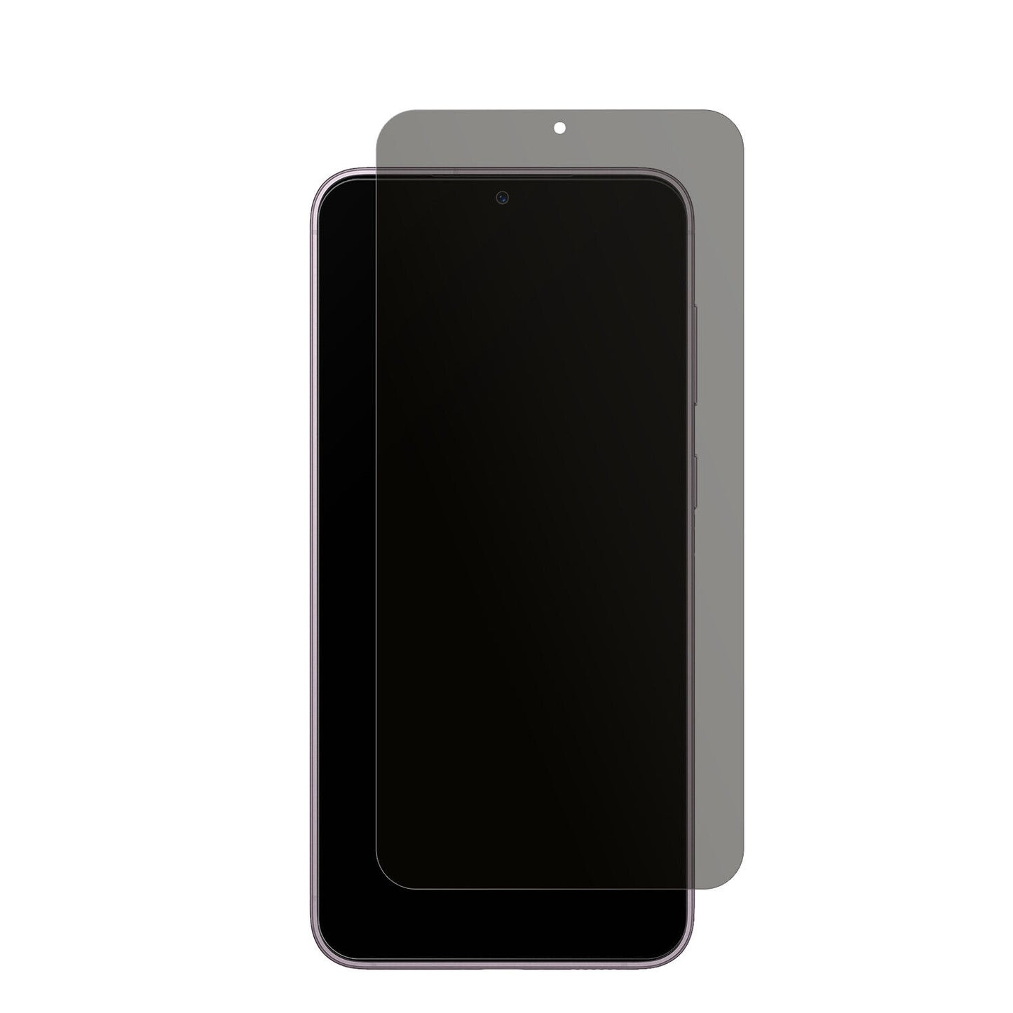 SamsungGalaxy S23 Plus mit aufgebrachtem dipos Displayschutz, der seitliche Einblicke blockiert