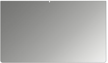 SamsungGalaxy View 2 mit aufgebrachtem dipos Displayschutz, der seitliche Einblicke blockiert