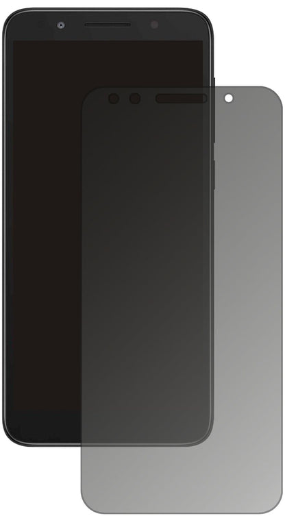 TCLL9 Plus mit aufgebrachtem dipos Displayschutz, der seitliche Einblicke blockiert