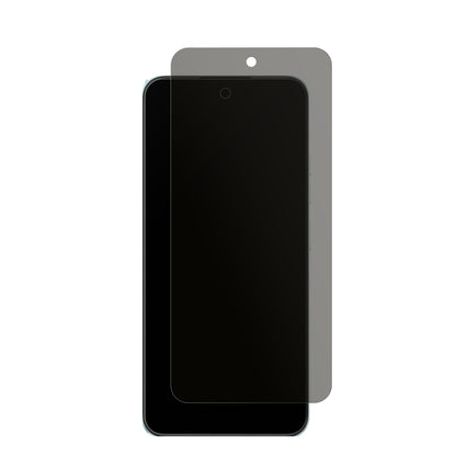 TecnoSpark 30C 5G mit aufgebrachtem dipos Displayschutz, der seitliche Einblicke blockiert