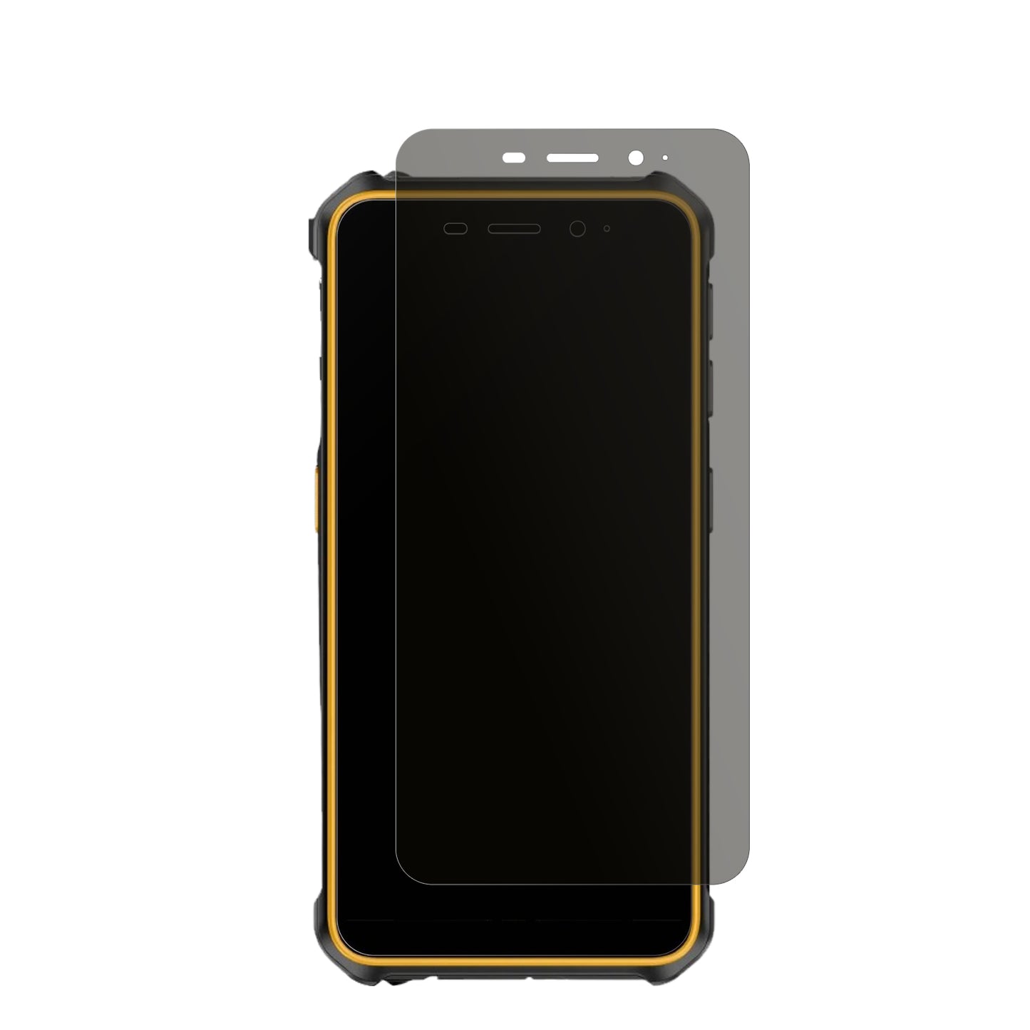 UlefoneArmor X12 Pro mit aufgebrachtem dipos Displayschutz, der seitliche Einblicke blockiert