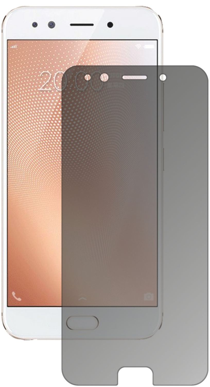 VivoX9s mit aufgebrachtem dipos Displayschutz, der seitliche Einblicke blockiert