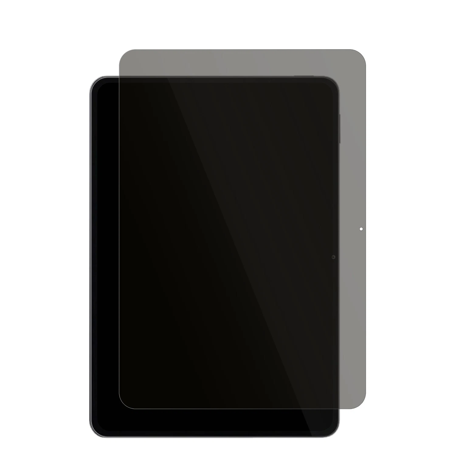 XiaomiPad 7 mit aufgebrachtem dipos Displayschutz, der seitliche Einblicke blockiert