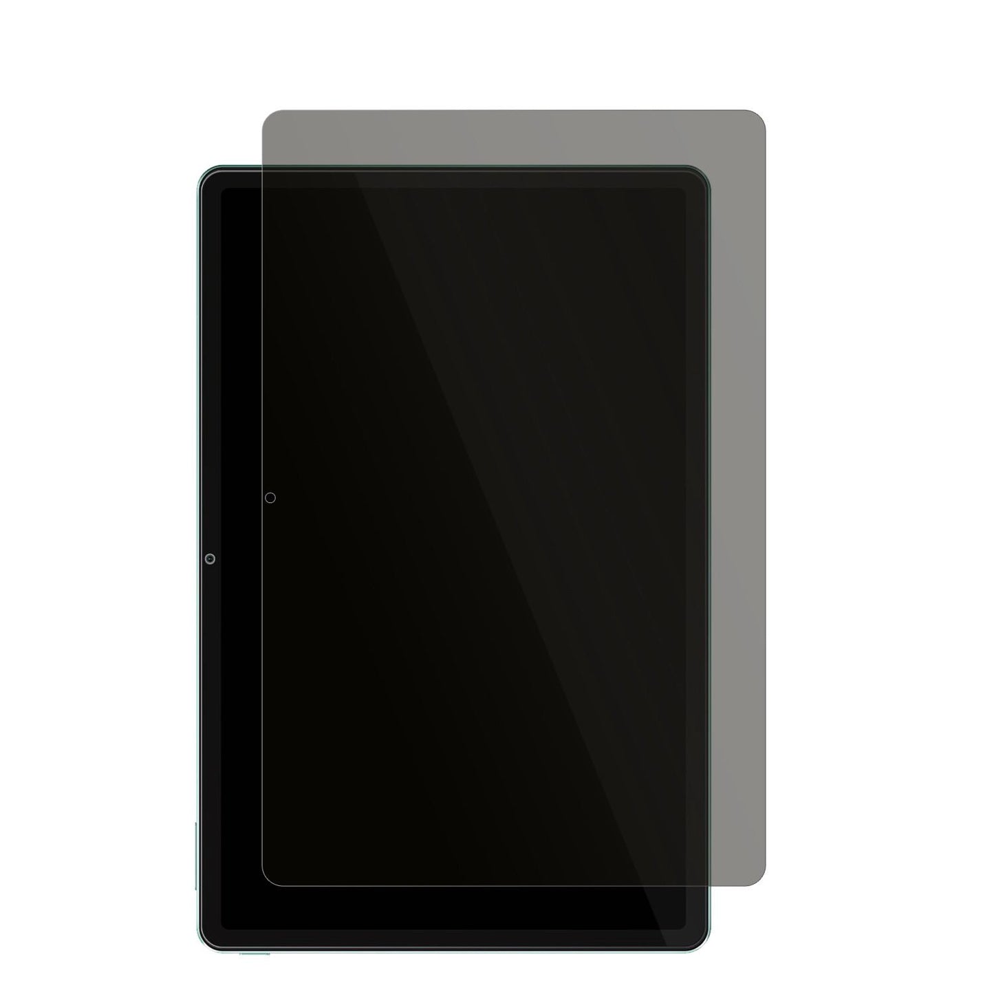 XiaomiRedmi Pad SE mit aufgebrachtem dipos Displayschutz, der seitliche Einblicke blockiert