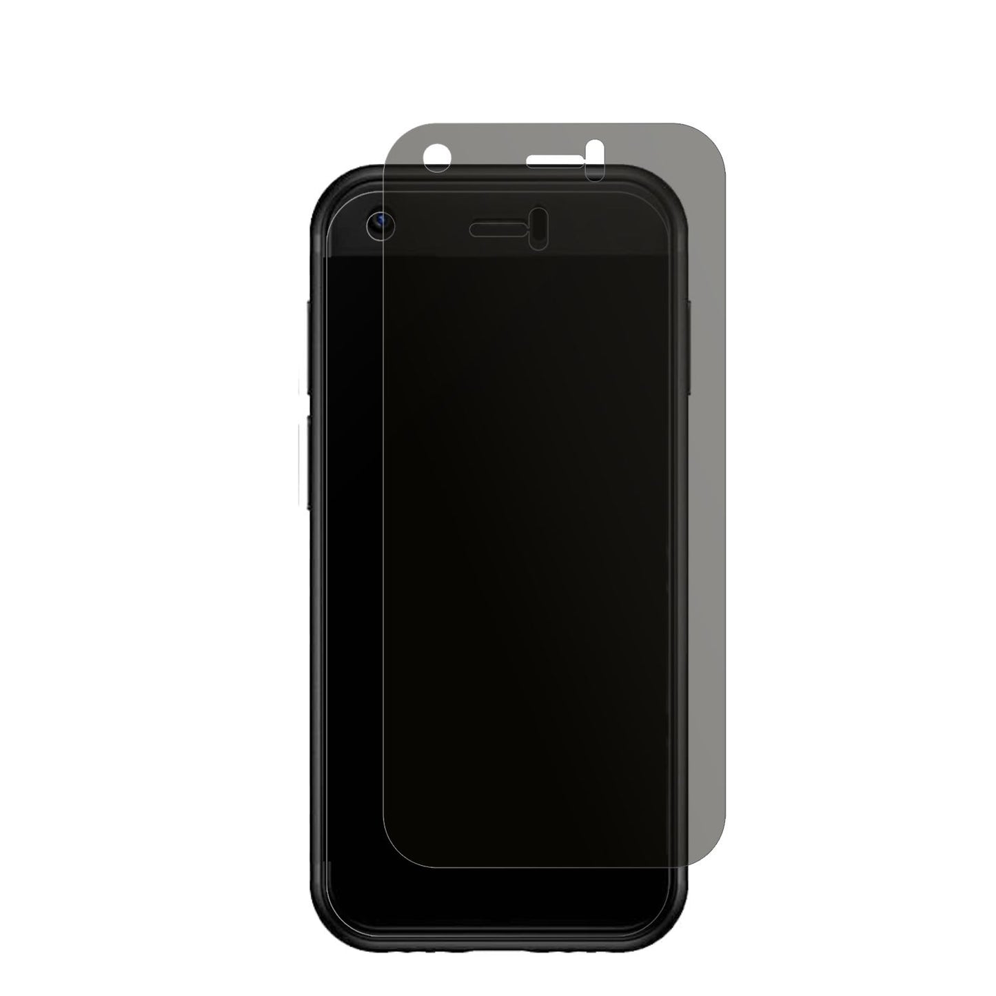 YOHOPE3G Mini Handy mit aufgebrachtem dipos Displayschutz, der seitliche Einblicke blockiert