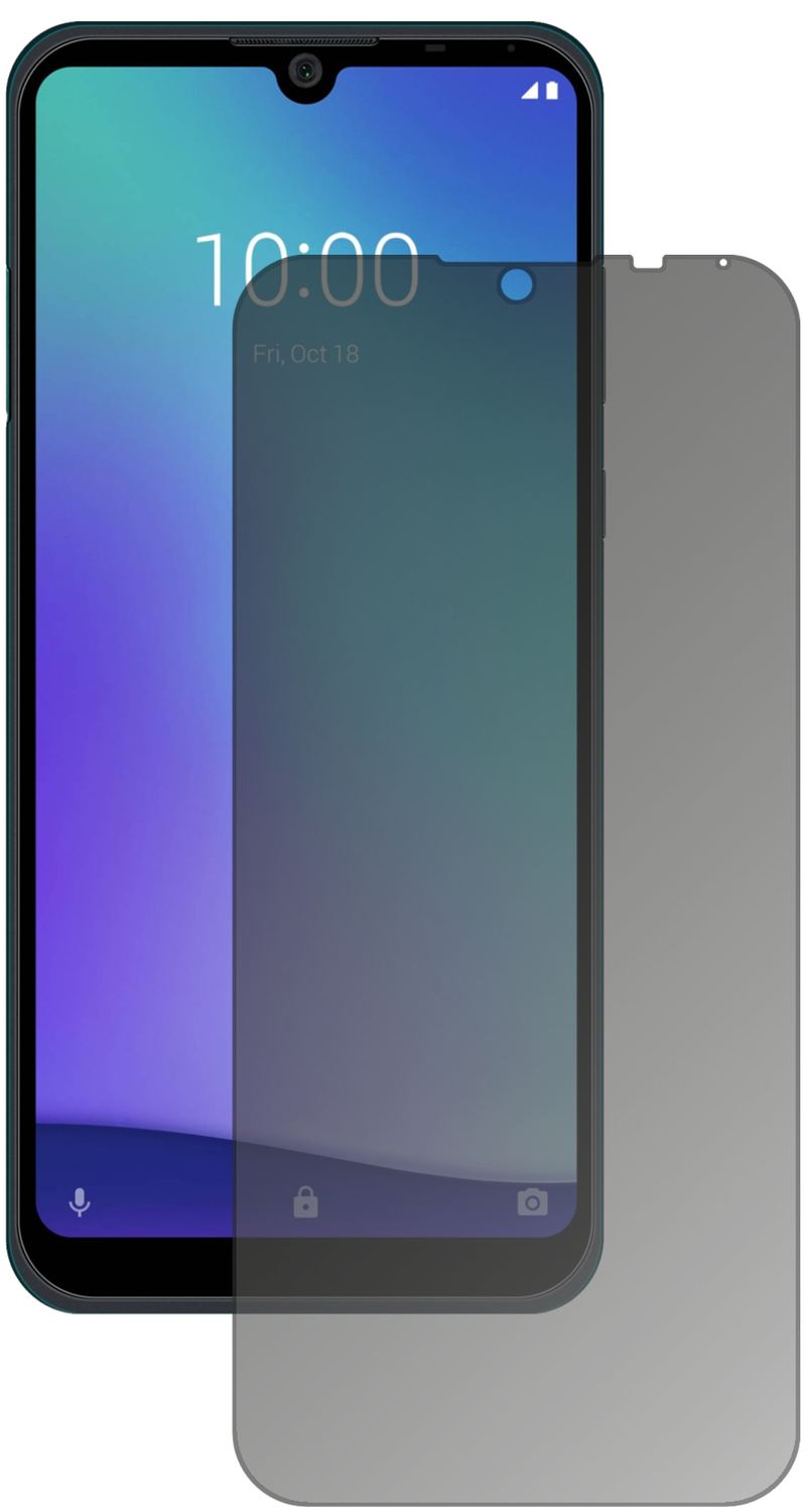 ZTEBlade A5 (2020) mit aufgebrachtem dipos Displayschutz, der seitliche Einblicke blockiert