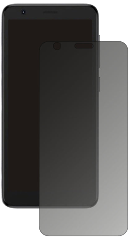 ZTEBlade L9 mit aufgebrachtem dipos Displayschutz, der seitliche Einblicke blockiert