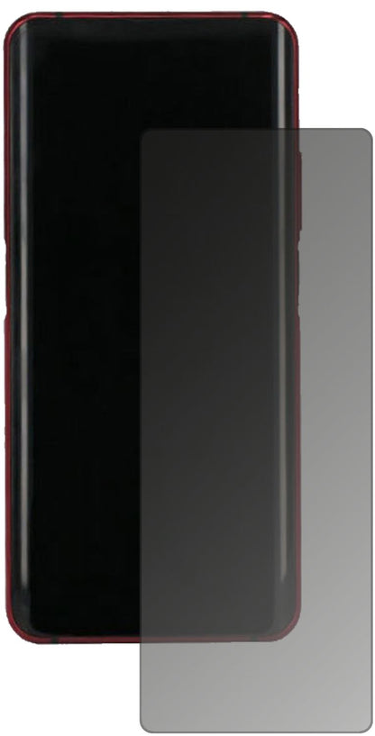 ZTEnubia Z20 mit aufgebrachtem dipos Displayschutz, der seitliche Einblicke blockiert