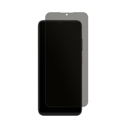 ZTEOptus X Total mit aufgebrachtem dipos Displayschutz, der seitliche Einblicke blockiert
