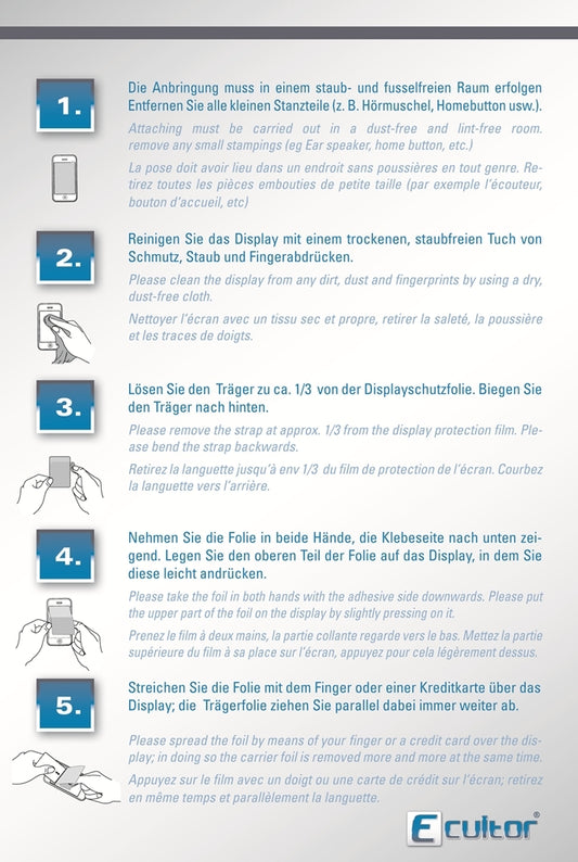 Schutz gegen Kratzer auf dem Moto E Motorola Glas durch Schlüssel oder Ähnliches