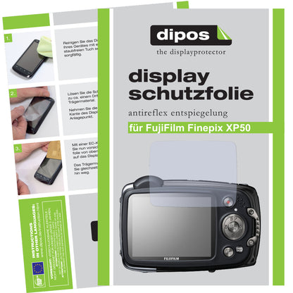 2x Schutzfolie matt für Finepix XP50 Fujifilm Display-Schutzfolie