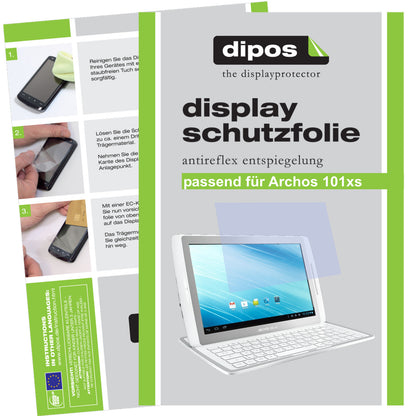2x Schutzfolie matt für 101xs Archos Display-Schutzfolie